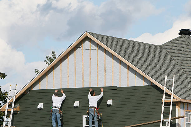 Professional Siding technician working in Youngwood, PA